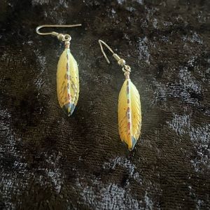 Native American feathered earrings